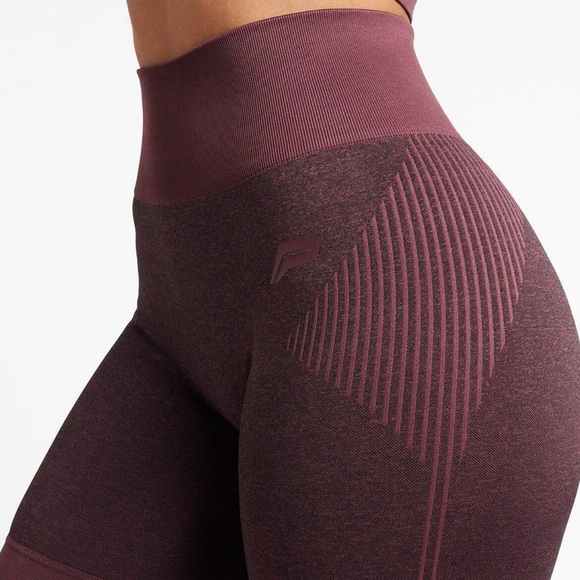 NWT. Pursue Fitness ADAPT seamless shorts.  Size MEDIUM.  Color:  Black Cherry. - Picture 11 of 11